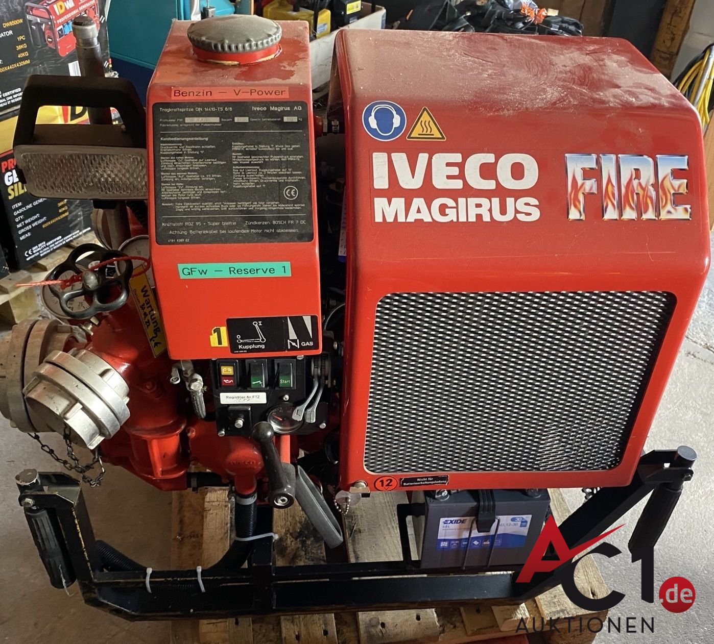 Tragkraftspritze Iveco-Magirus